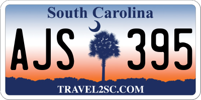 SC license plate AJS395