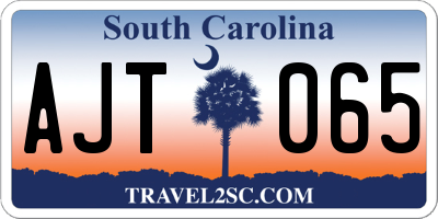 SC license plate AJT065