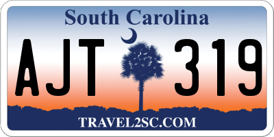SC license plate AJT319