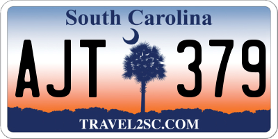 SC license plate AJT379