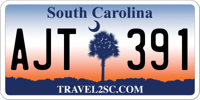 SC license plate AJT391