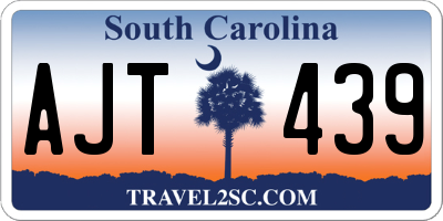 SC license plate AJT439