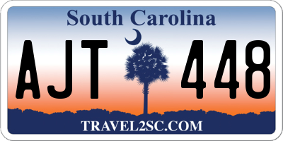 SC license plate AJT448