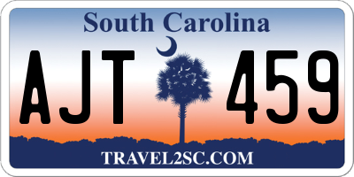 SC license plate AJT459