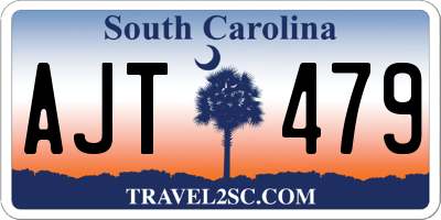 SC license plate AJT479