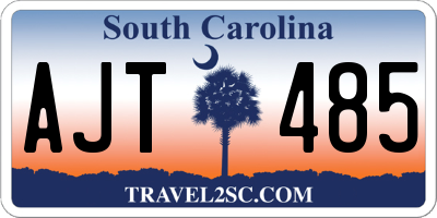 SC license plate AJT485