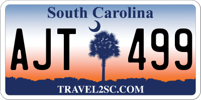 SC license plate AJT499