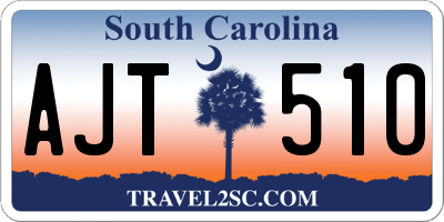 SC license plate AJT510