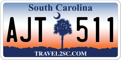 SC license plate AJT511