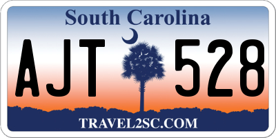 SC license plate AJT528
