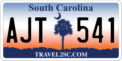 SC license plate AJT541