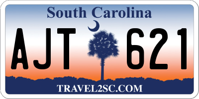 SC license plate AJT621