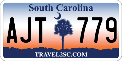 SC license plate AJT779