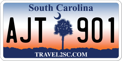SC license plate AJT901