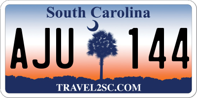 SC license plate AJU144