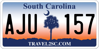 SC license plate AJU157