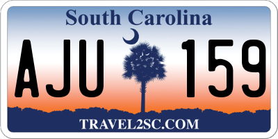 SC license plate AJU159