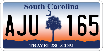 SC license plate AJU165