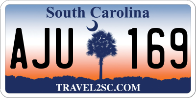 SC license plate AJU169
