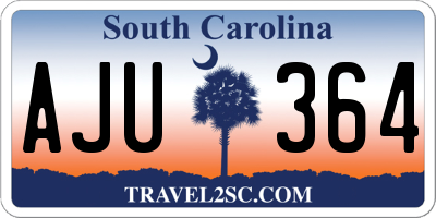 SC license plate AJU364