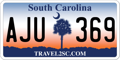 SC license plate AJU369