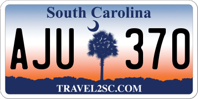 SC license plate AJU370