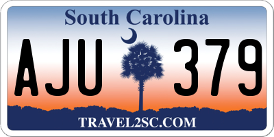 SC license plate AJU379