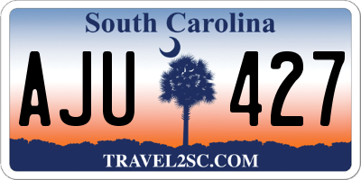 SC license plate AJU427
