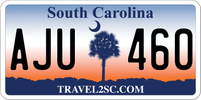 SC license plate AJU460