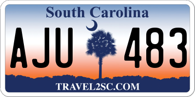 SC license plate AJU483