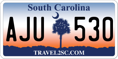 SC license plate AJU530