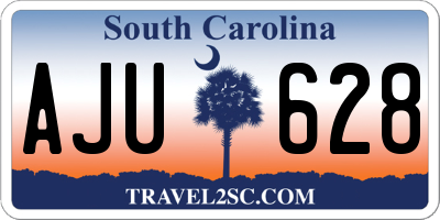 SC license plate AJU628