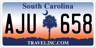 SC license plate AJU658