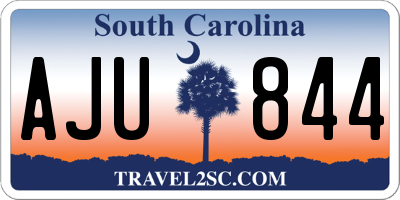 SC license plate AJU844