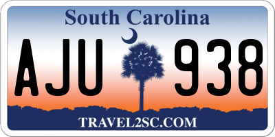 SC license plate AJU938