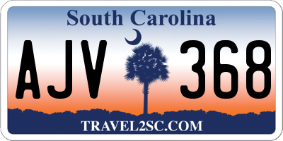 SC license plate AJV368