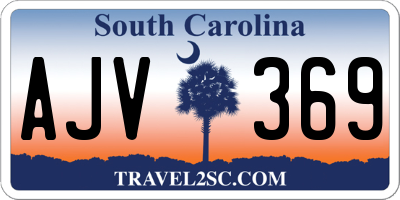 SC license plate AJV369