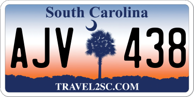 SC license plate AJV438