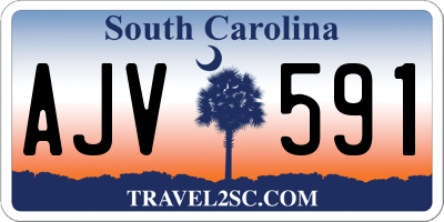 SC license plate AJV591