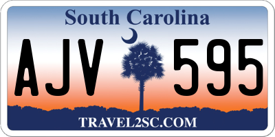 SC license plate AJV595
