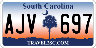 SC license plate AJV697