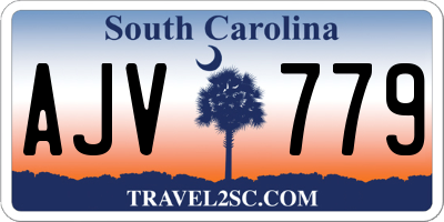 SC license plate AJV779