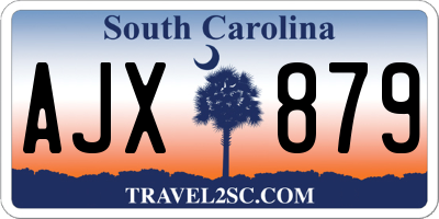 SC license plate AJX879