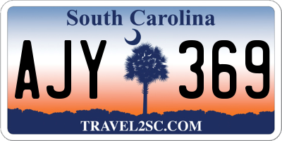 SC license plate AJY369