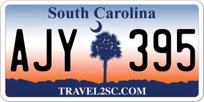 SC license plate AJY395