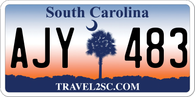 SC license plate AJY483