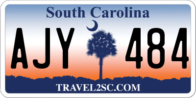 SC license plate AJY484
