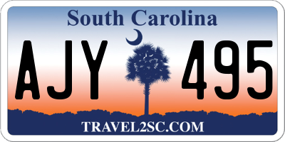 SC license plate AJY495
