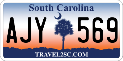 SC license plate AJY569