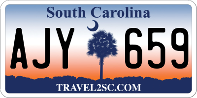 SC license plate AJY659